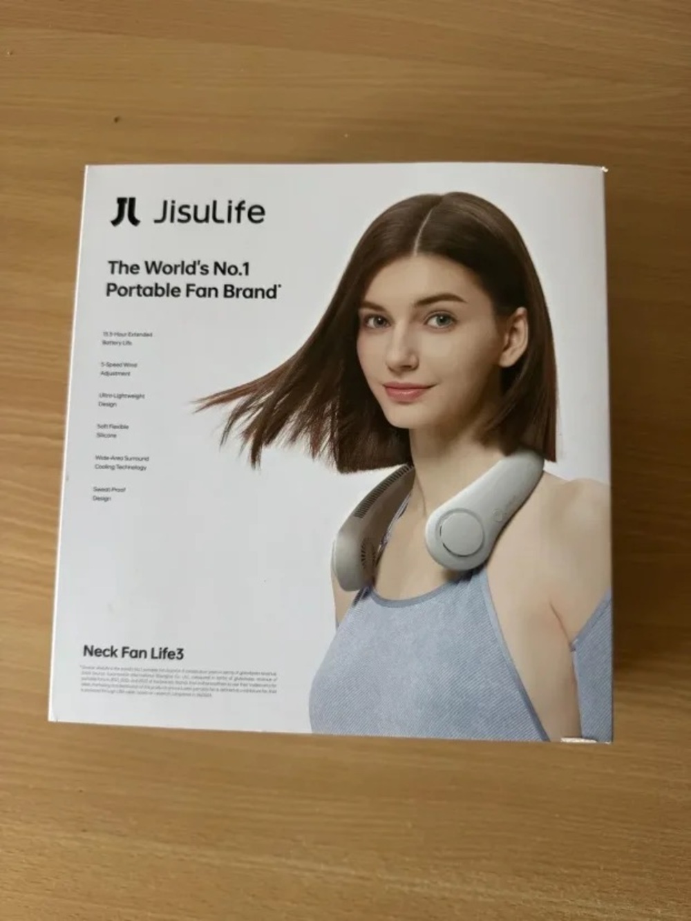 Jisulife Neck Fan Life3 - Light Gray Wearable Neck Fan